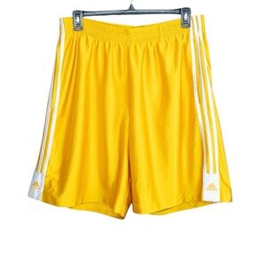 Vintage Adidas Dazzle Shorts Men’s XL Yellow‎ Basketball Athletic Drawstring Y2K